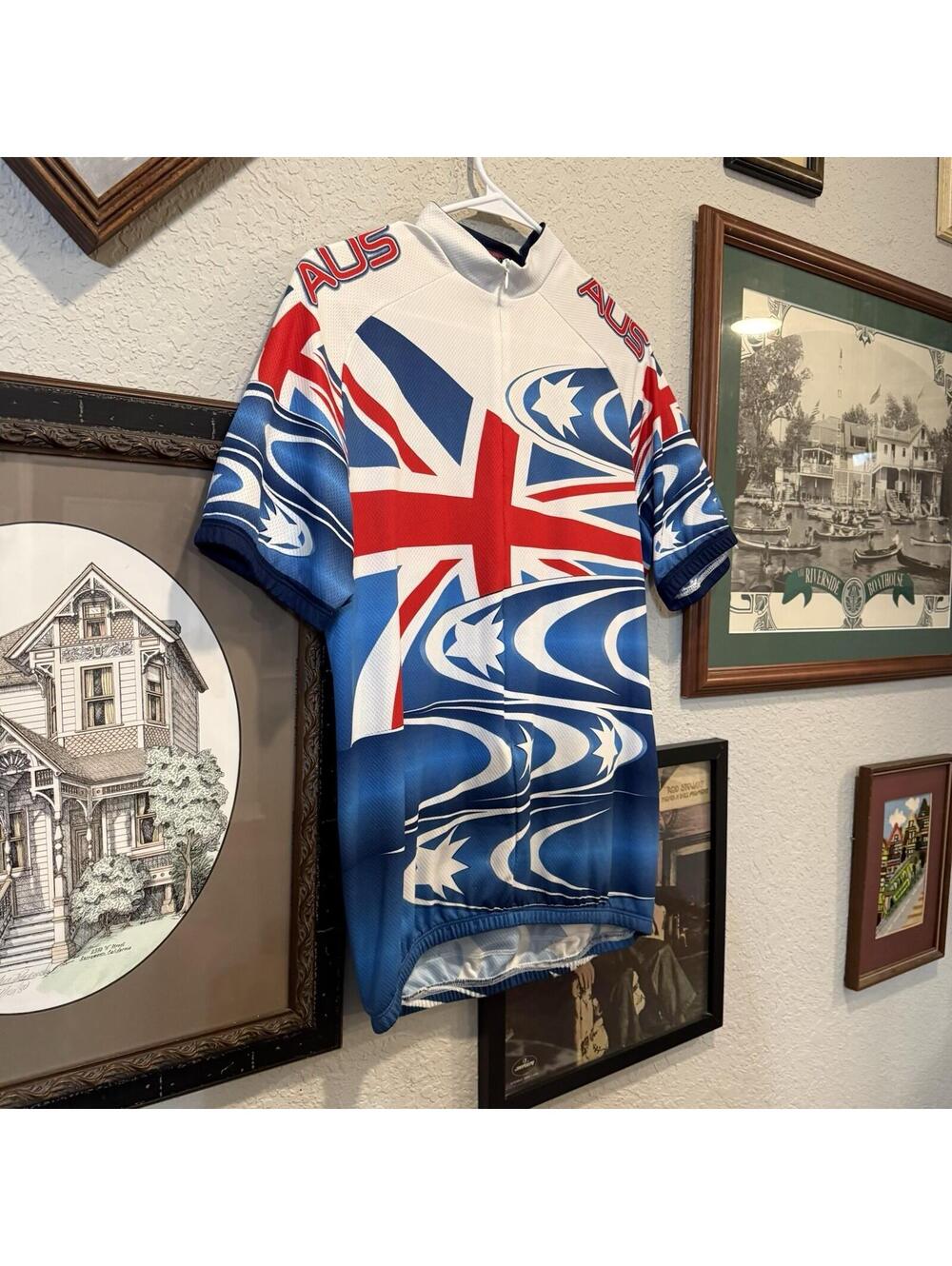 Vintage 00s‎ Cannibal Australia Short Sleeve Cycling Jersey Size Unisex Large - Picture 2 of 7